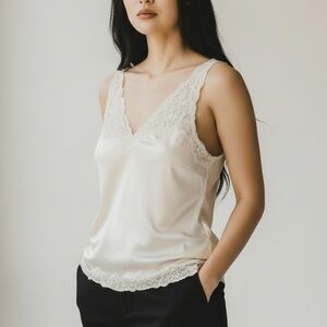 Soma Lace-Trim V-Neck Camisole